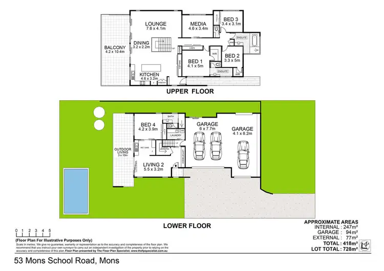 Floorplan of Homely house listing, 53 Mons School Road, Mons QLD 4556