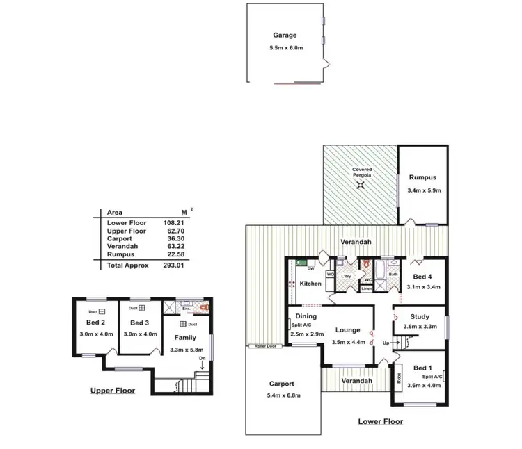Floorplan of Homely house listing, 15 Troon Avenue, Seaton SA 5023