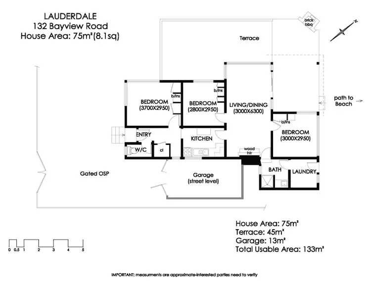 Floorplan of Homely house listing, 132 Bayview Road, Lauderdale TAS 7021