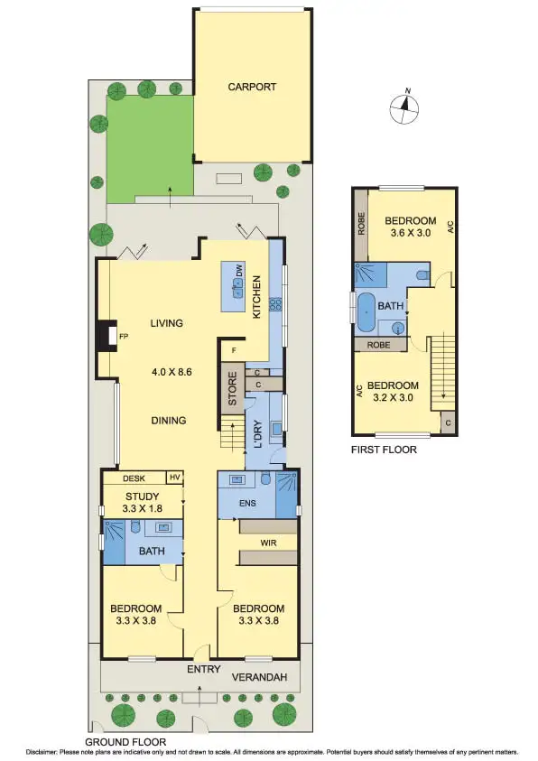 Floorplan of Homely house listing, 22 Pasco Street, Williamstown VIC 3016