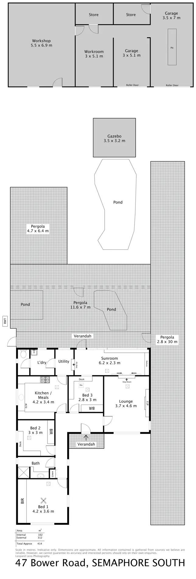 Floorplan of Homely house listing, 47 Bower Road, Semaphore South SA 5019