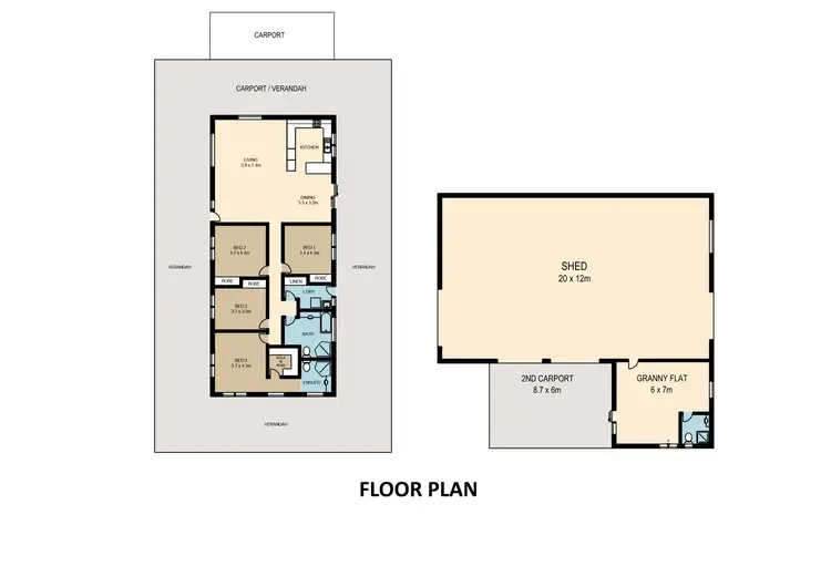Floorplan of Homely house listing, 9 Campfire Court, Marlow Lagoon NT 830