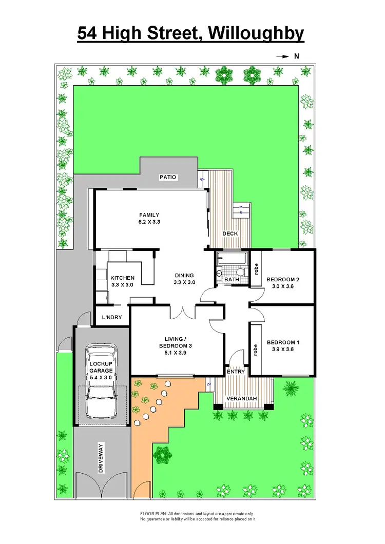 Floorplan of Homely house listing, 54 High Street, Willoughby NSW 2068