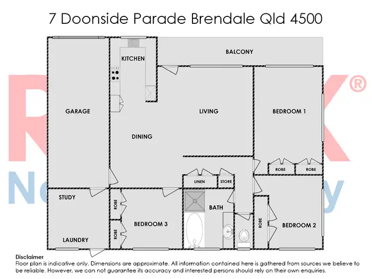 Floorplan of Homely house listing, 7 Doonside Parade, Brendale QLD 4500