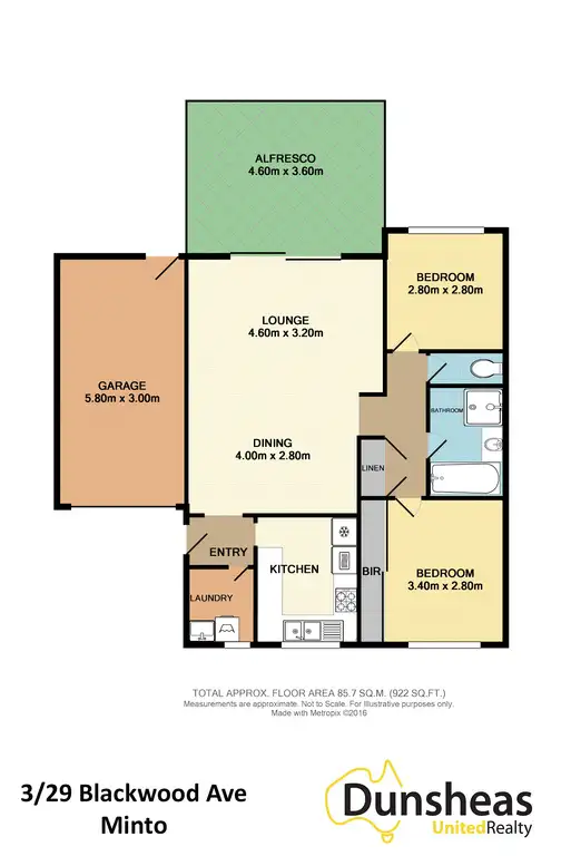 Floorplan of Homely house listing, 3/29 Blackwood Avenue, Minto NSW 2566