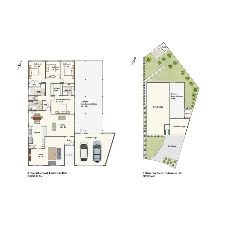 Floorplan of Homely house listing, 8 Elsworthy Court, Endeavour Hills VIC 3802