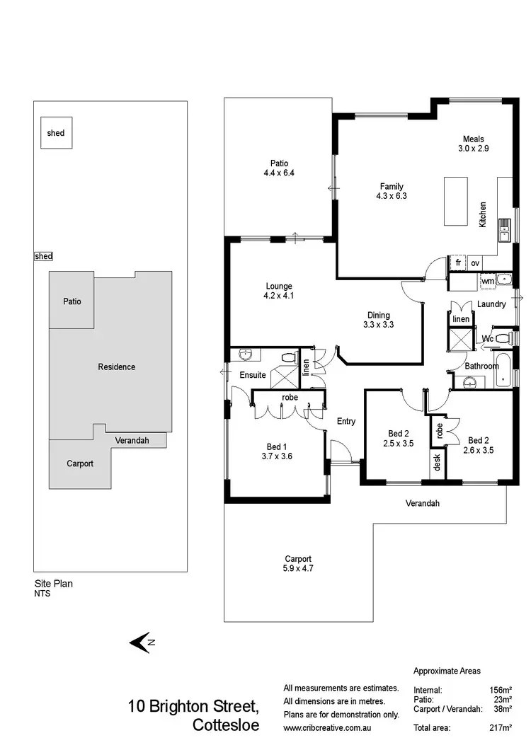 Floorplan of Homely house listing, 10 Brighton Street, Cottesloe WA 6011