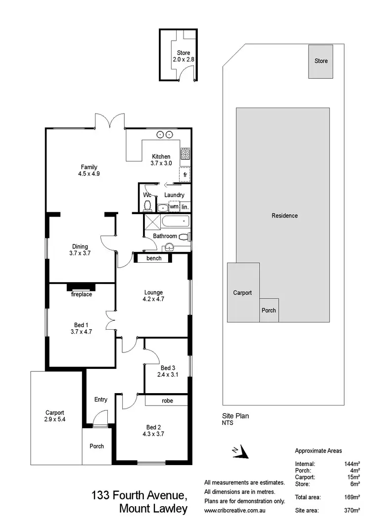 Floorplan of Homely house listing, 133 Fourth Avenue, Mount Lawley WA 6050