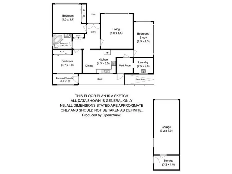 Floorplan of Homely house listing, 4 Napier Street, Youngtown TAS 7249