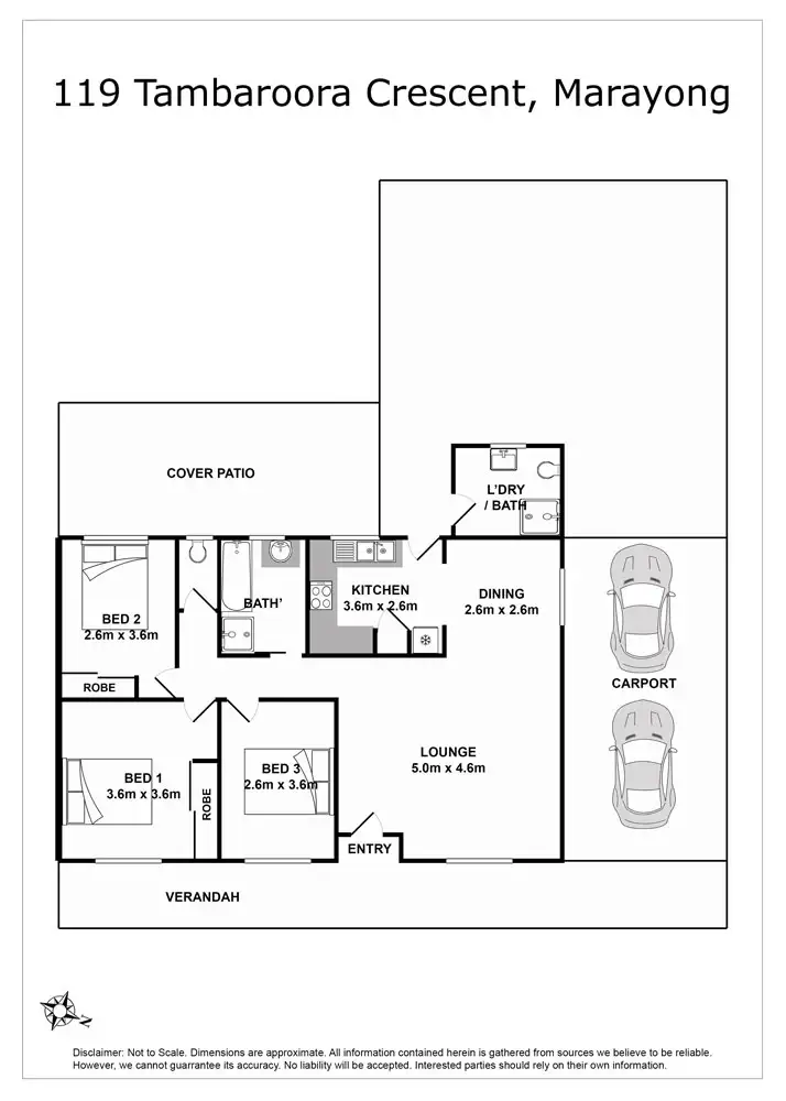 Floorplan of Homely house listing, 119 Tambaroora Cres, Marayong NSW 2148