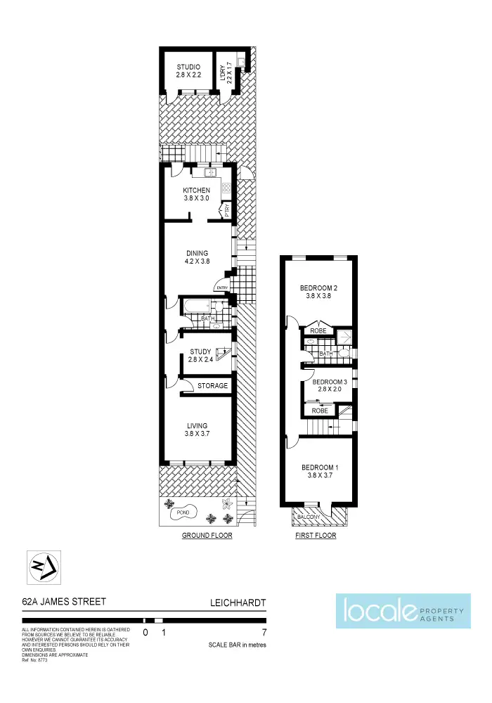 Floorplan of Homely house listing, 62A James Street, Leichhardt NSW 2040