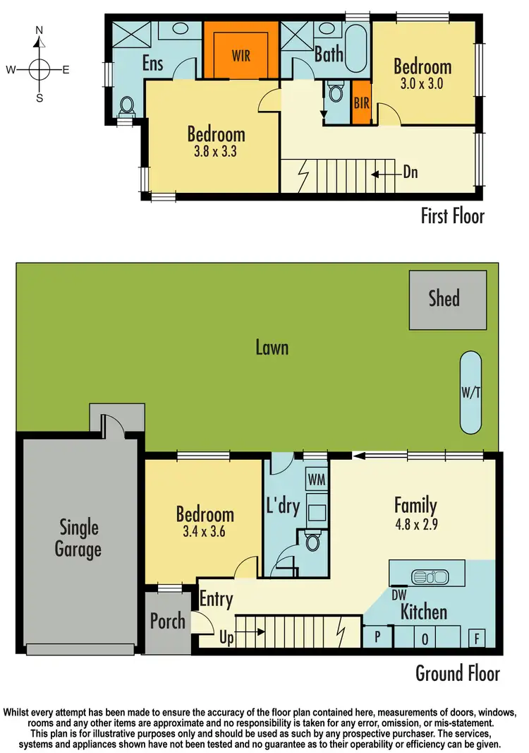 Floorplan of Homely townhouse listing, 4/9 Elizabeth Street, Oakleigh East VIC 3166