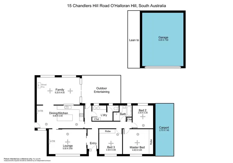 Floorplan of Homely house listing, 15 Chandlers Hill Road, O'halloran Hill SA 5158