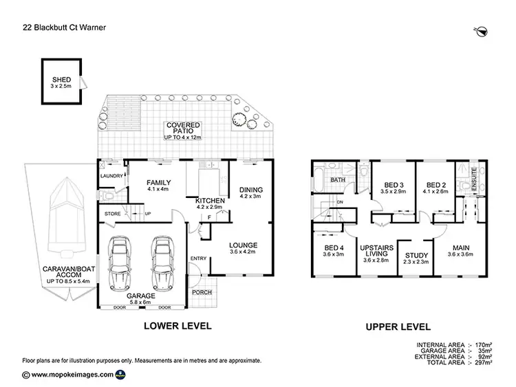 Floorplan of Homely house listing, 22 Blackbutt Court, Warner QLD 4500