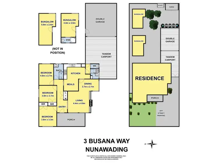 Floorplan of Homely house listing, 3 Busana Way, Nunawading VIC 3131