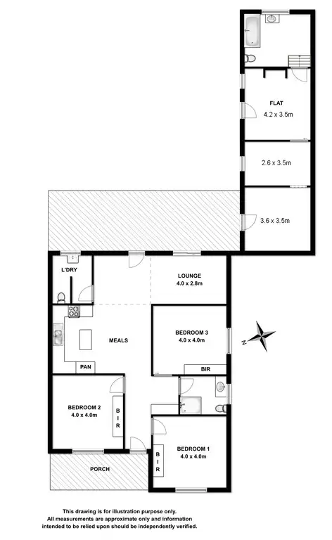 Floorplan of Homely house listing, 45 Bertha Street, Mount Gambier SA 5290