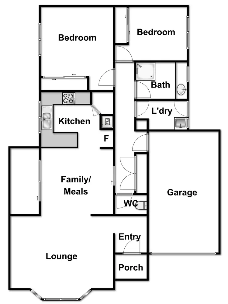 Floorplan of Homely house listing, 4 Madge Street, Boronia VIC 3155