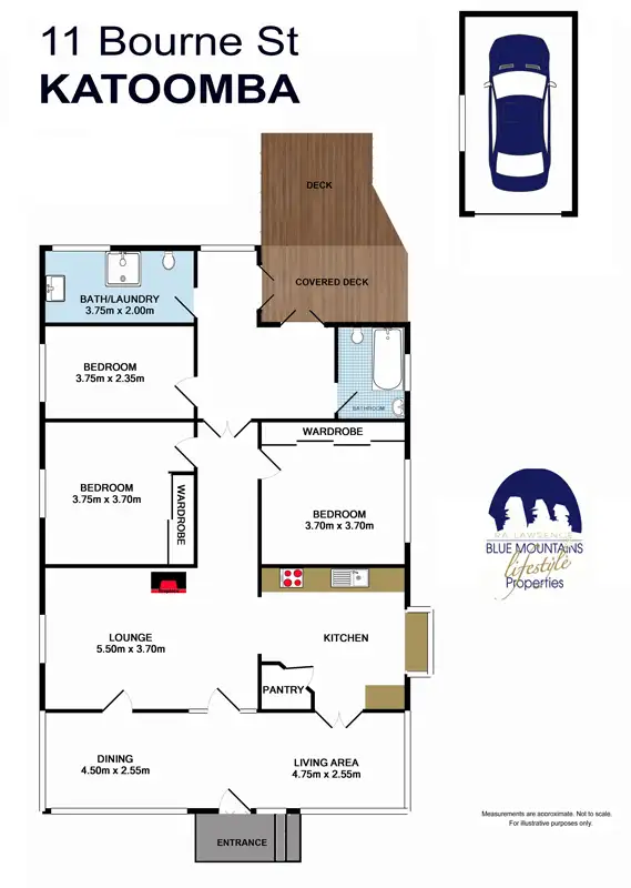 Floorplan of Homely house listing, 11 Bourne Street, Katoomba NSW 2780