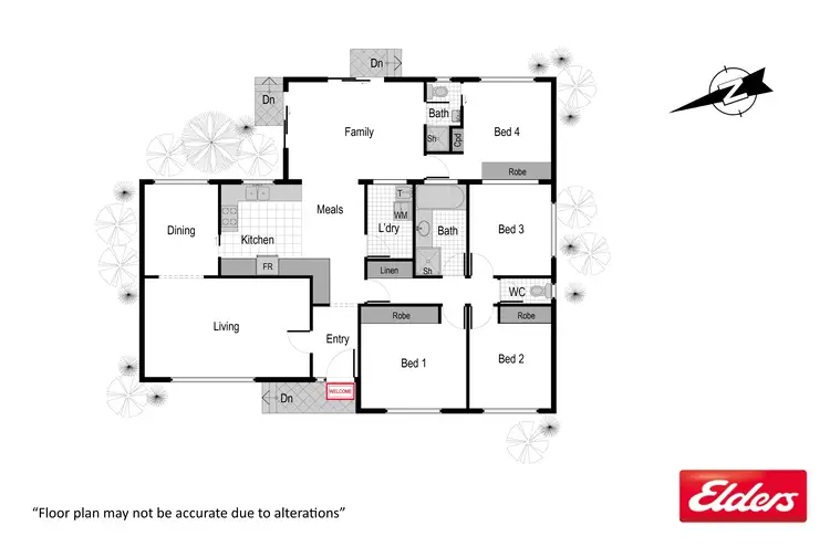 Floorplan of Homely house listing, 5 Campaspe Circuit, Kaleen ACT 2617