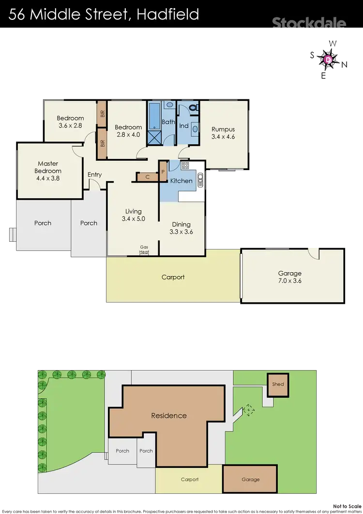 Floorplan of Homely house listing, 56 Middle Street, Hadfield VIC 3046