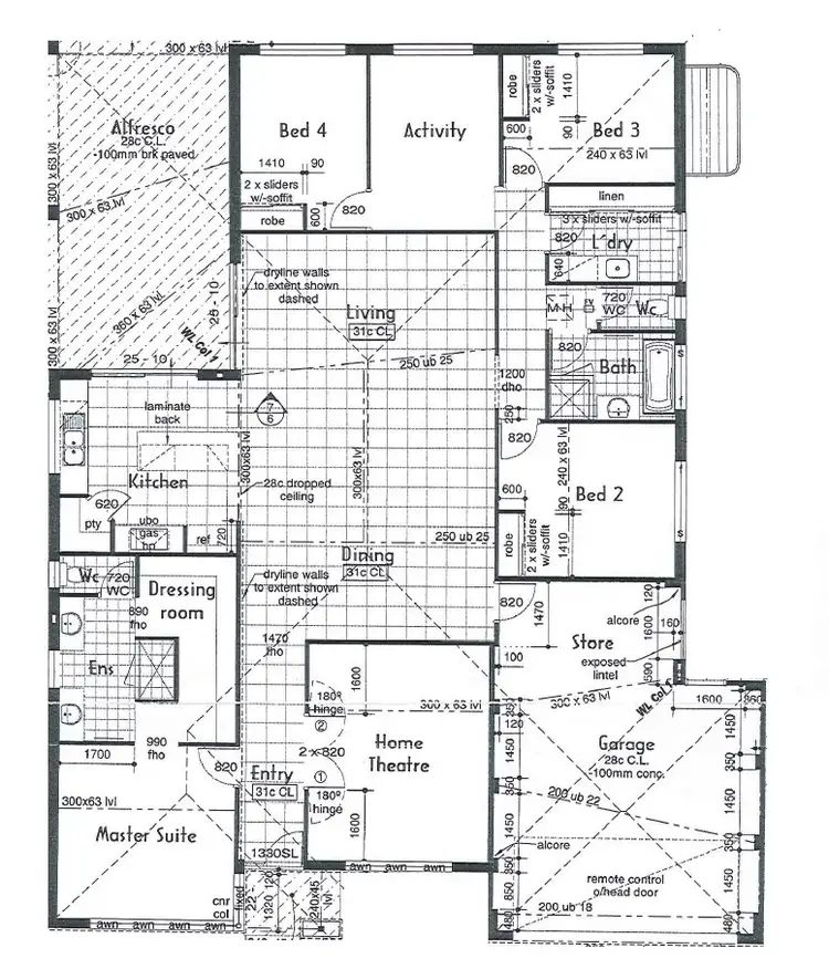 Floorplan of Homely house listing, 1 Kinnear Trail, Byford WA 6122