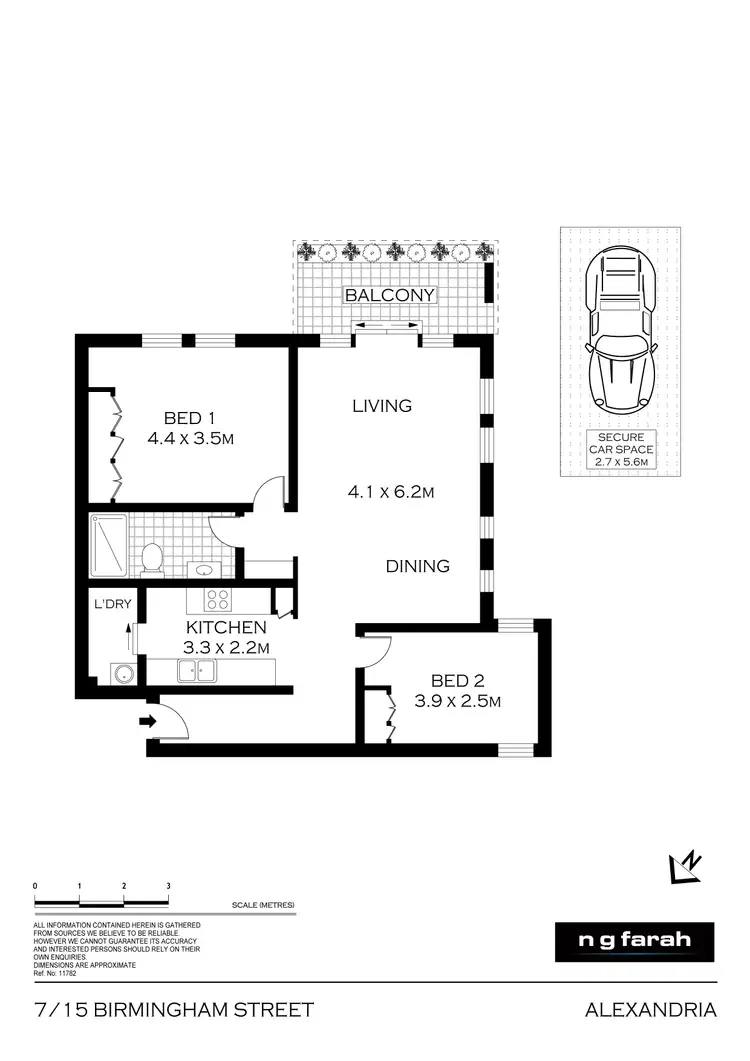 Floorplan of Homely unit listing, 7/15 Birmingham Street, Alexandria NSW 2015