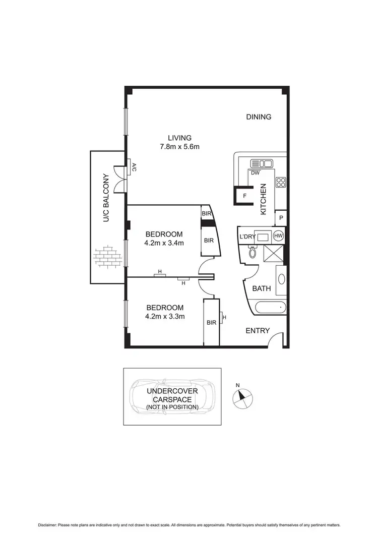 Floorplan of Homely apartment listing, 844/1 Esplanade West, Port Melbourne VIC 3207