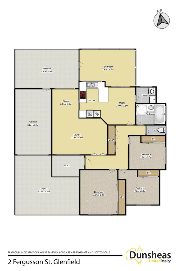 Floorplan of Homely house listing, 2 Fergusson Street, Glenfield NSW 2167