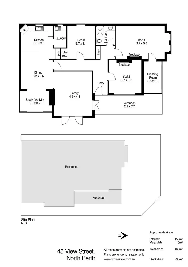 Floorplan of Homely house listing, 45 View Street, North Perth WA 6006