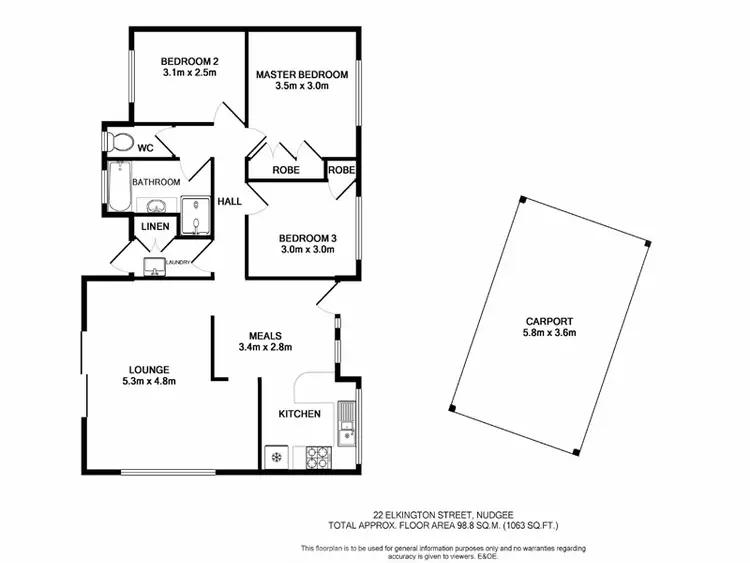 Floorplan of Homely house listing, 22 Elkington St, Nudgee QLD 4014