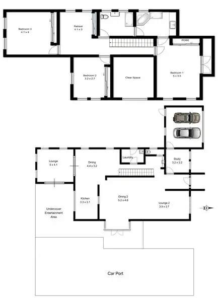 Floorplan of Homely house listing, 5 Wyralla Crescent, Gisborne VIC 3437