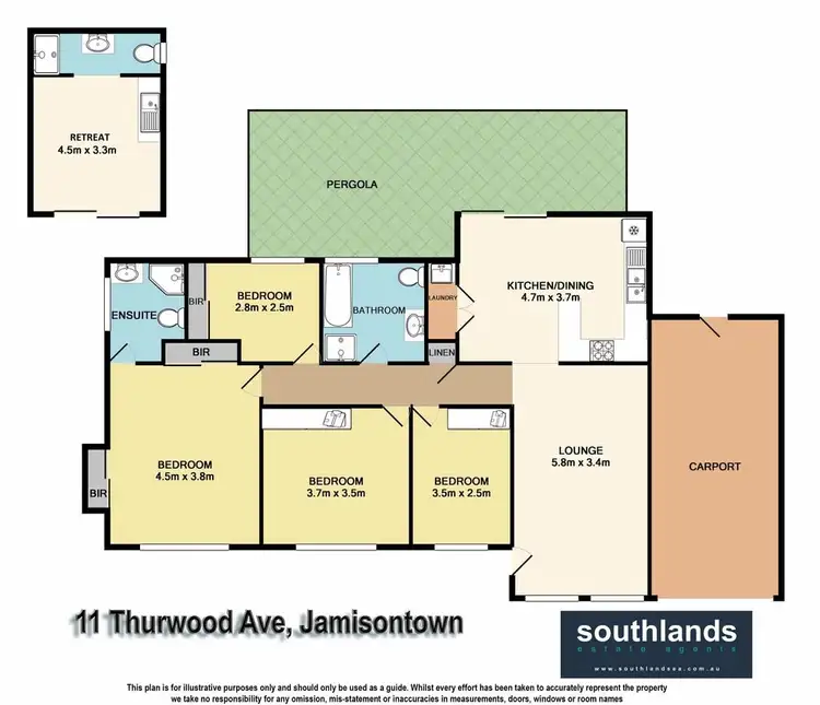Floorplan of Homely house listing, 11 Thurwood Avenue, Jamisontown NSW 2750