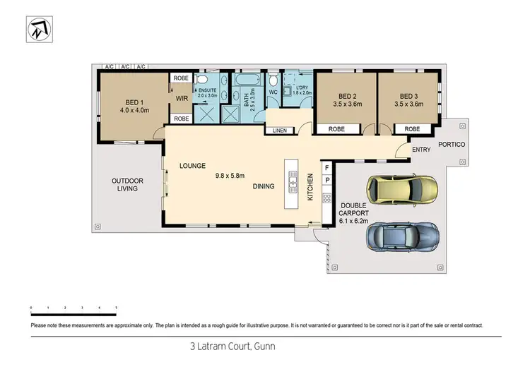 Floorplan of Homely house listing, 3 Latram Court, Gunn NT 832
