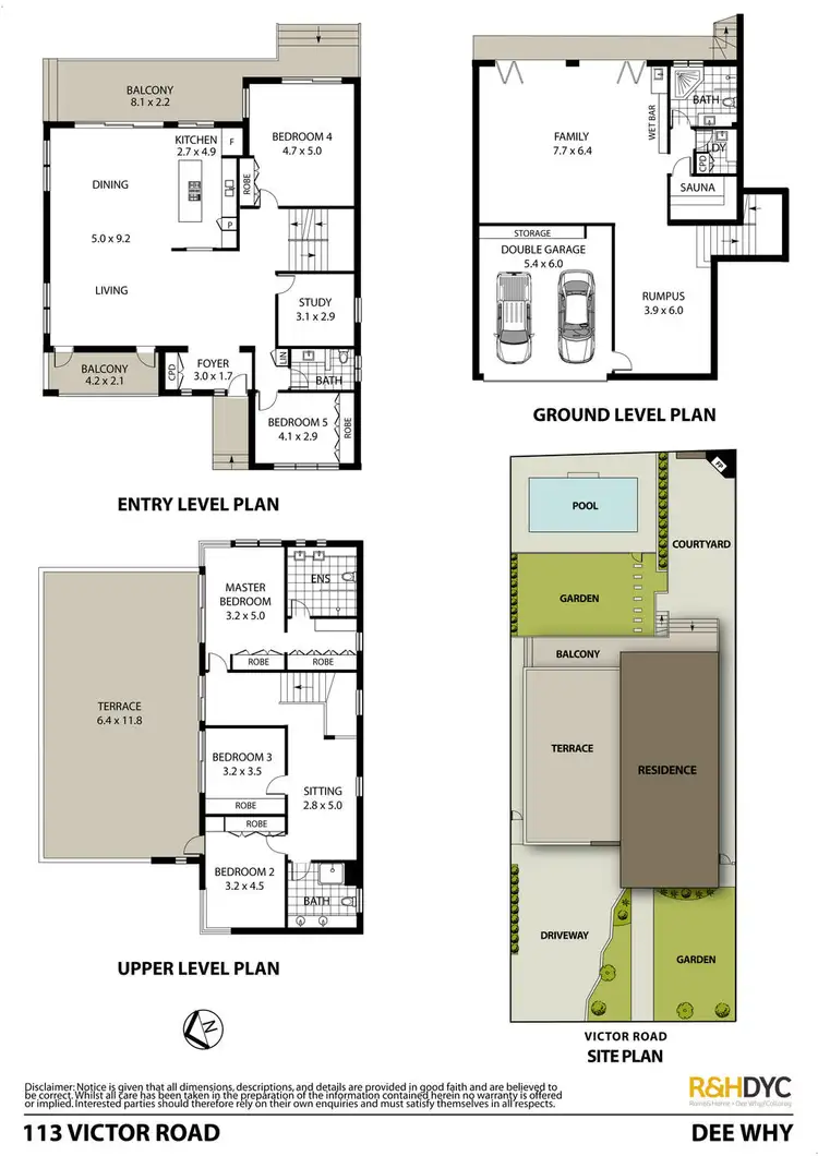 Floorplan of Homely house listing, 113 Victor Road, Dee Why NSW 2099