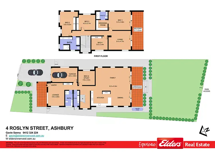 Floorplan of Homely house listing, 4 Roslyn Street, Ashbury NSW 2193