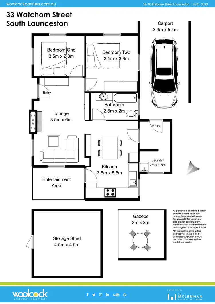 Floorplan of Homely house listing, 33 Watchorn Street, South Launceston TAS 7249
