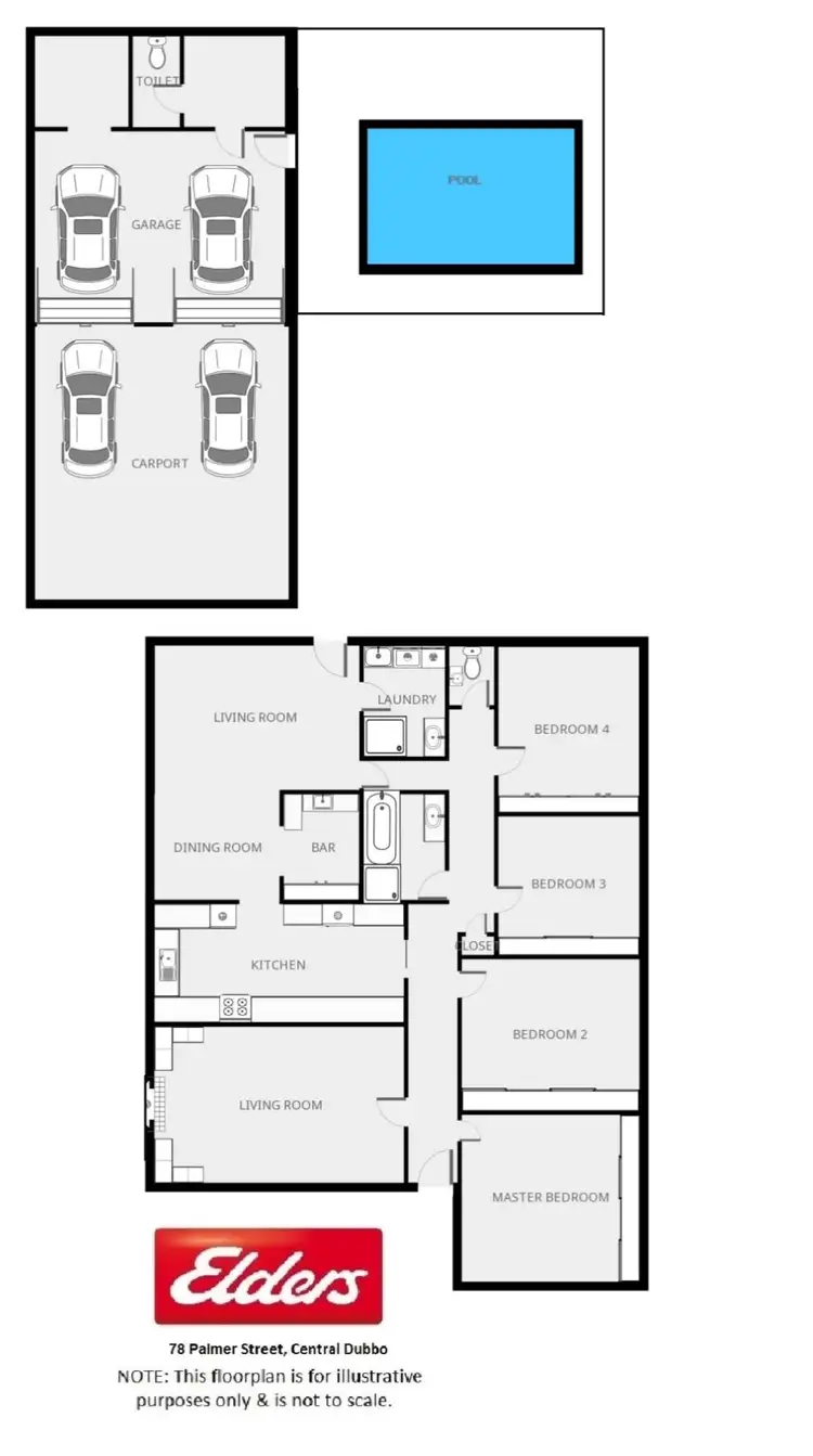 Floorplan of Homely house listing, 78 Palmer Street, Dubbo NSW 2830
