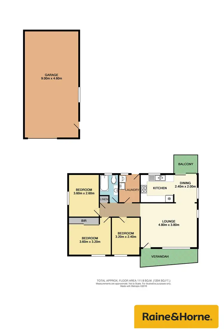 Floorplan of Homely house listing, 16 Pinnacle Street, Sadleir NSW 2168