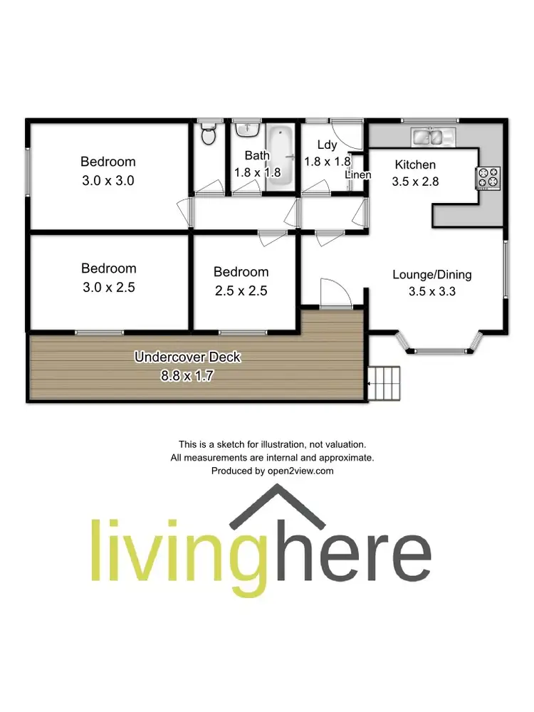 Floorplan of Homely house listing, 20 Innaloo Street, Waverley TAS 7250