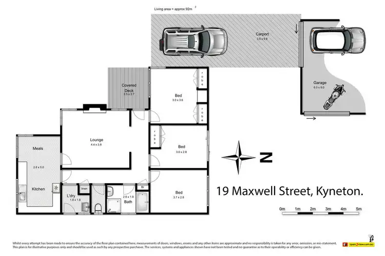 Floorplan of Homely house listing, 19 Maxwell Street, Kyneton VIC 3444