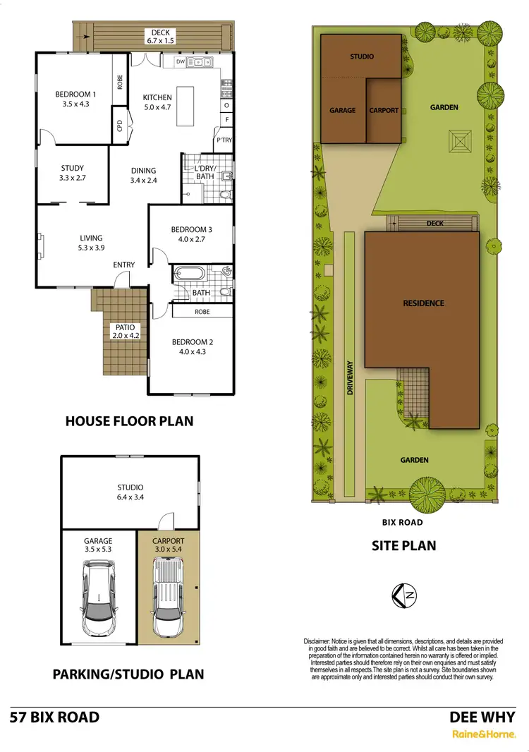 Floorplan of Homely house listing, 57 Bix Road, Dee Why NSW 2099