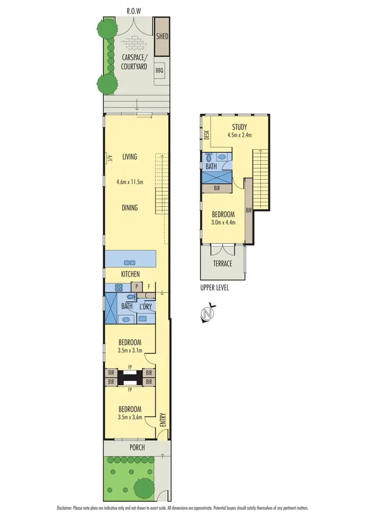 Floorplan of Homely house listing, 1 Greig Street, Albert Park VIC 3206