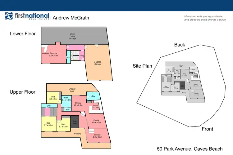 Floorplan of Homely house listing, 50 Park Avenue, Caves Beach NSW 2281