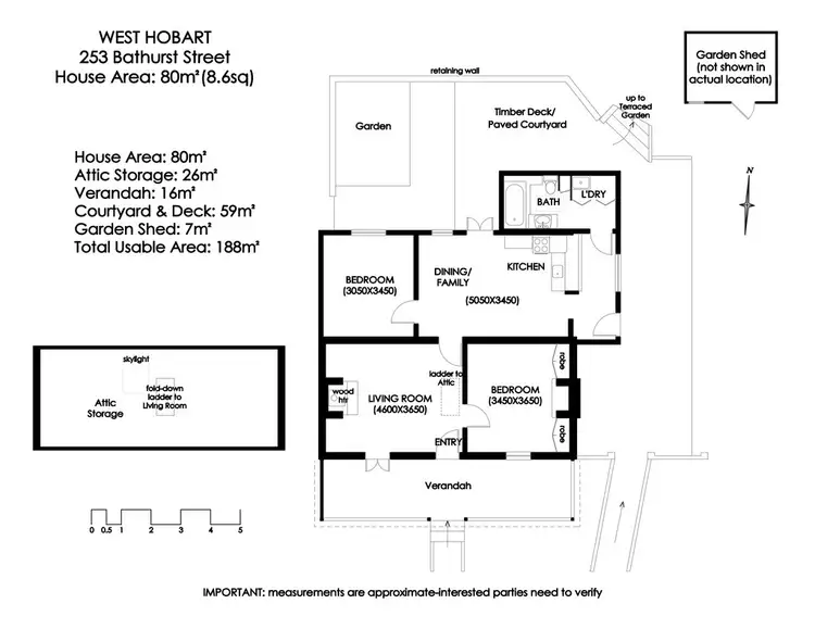 Floorplan of Homely house listing, 253 Bathurst Street, West Hobart TAS 7000