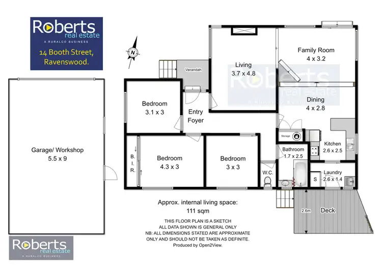 Floorplan of Homely house listing, 14 Booth St, Ravenswood TAS 7250