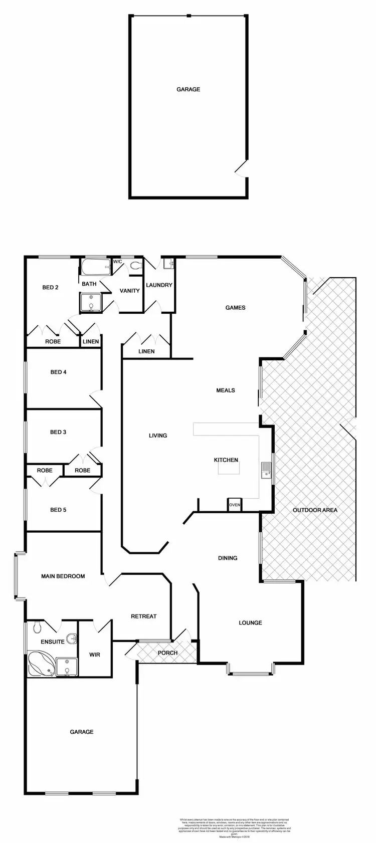 Floorplan of Homely house listing, 8 Adelong Close, Rutherford NSW 2320
