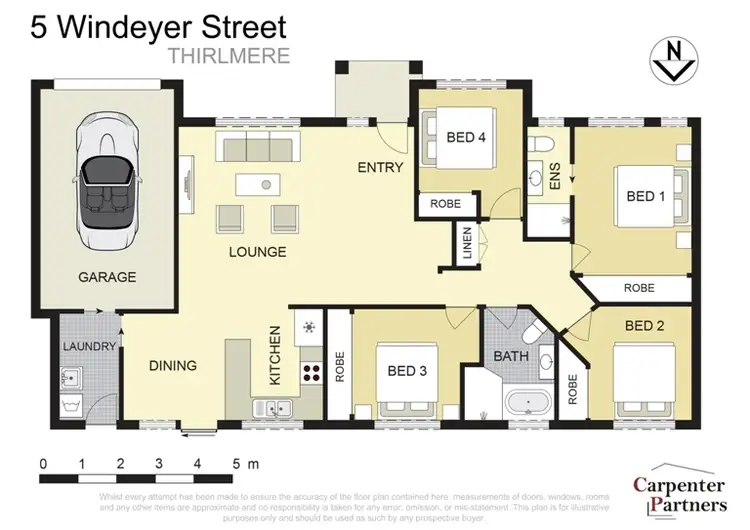 Floorplan of Homely house listing, 5 Windeyer Street, Thirlmere NSW 2572