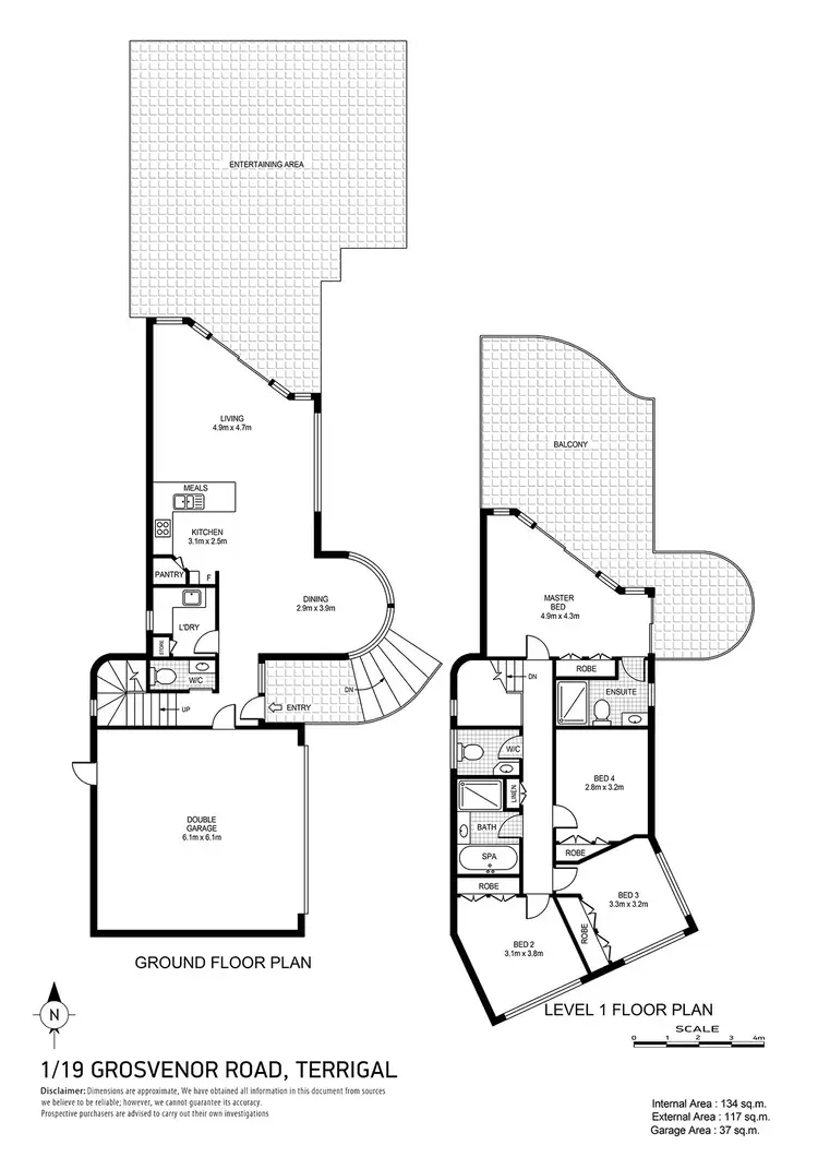 Floorplan of Homely unit listing, 1/19 Grosvenor Road, Terrigal NSW 2260