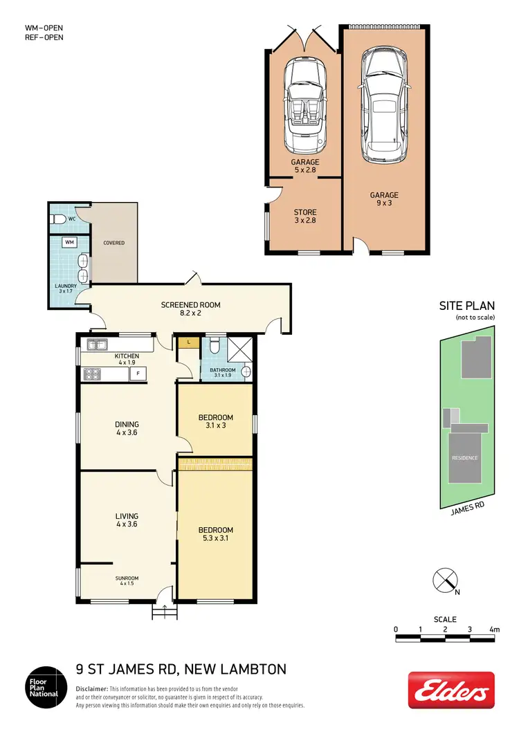 Floorplan of Homely house listing, 9 St. James Road, New Lambton NSW 2305