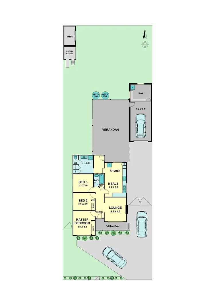 Floorplan of Homely house listing, 24 Lewis Street, Glenroy VIC 3046